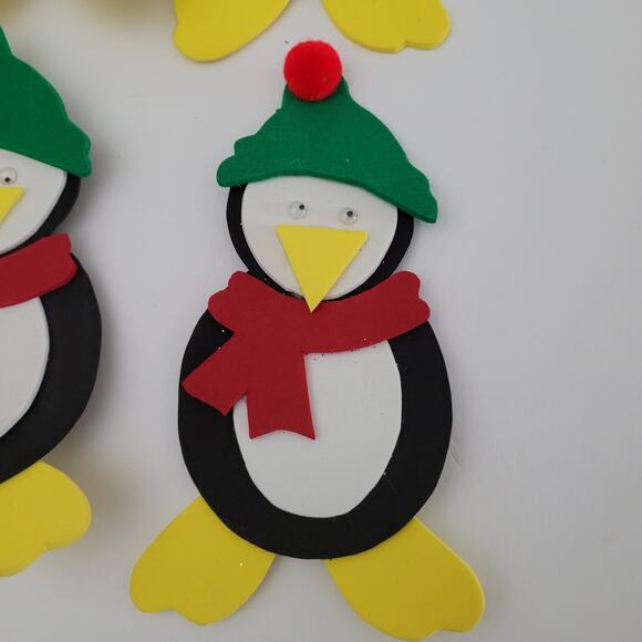 Cute Penguin Magnets - Holiday Decor, Set of 4 - Picture 5 of 8